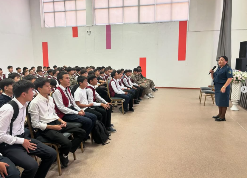 Бала қауіпсіздігінің алдын алу бойынша ұлдар жиналысы өткізілді